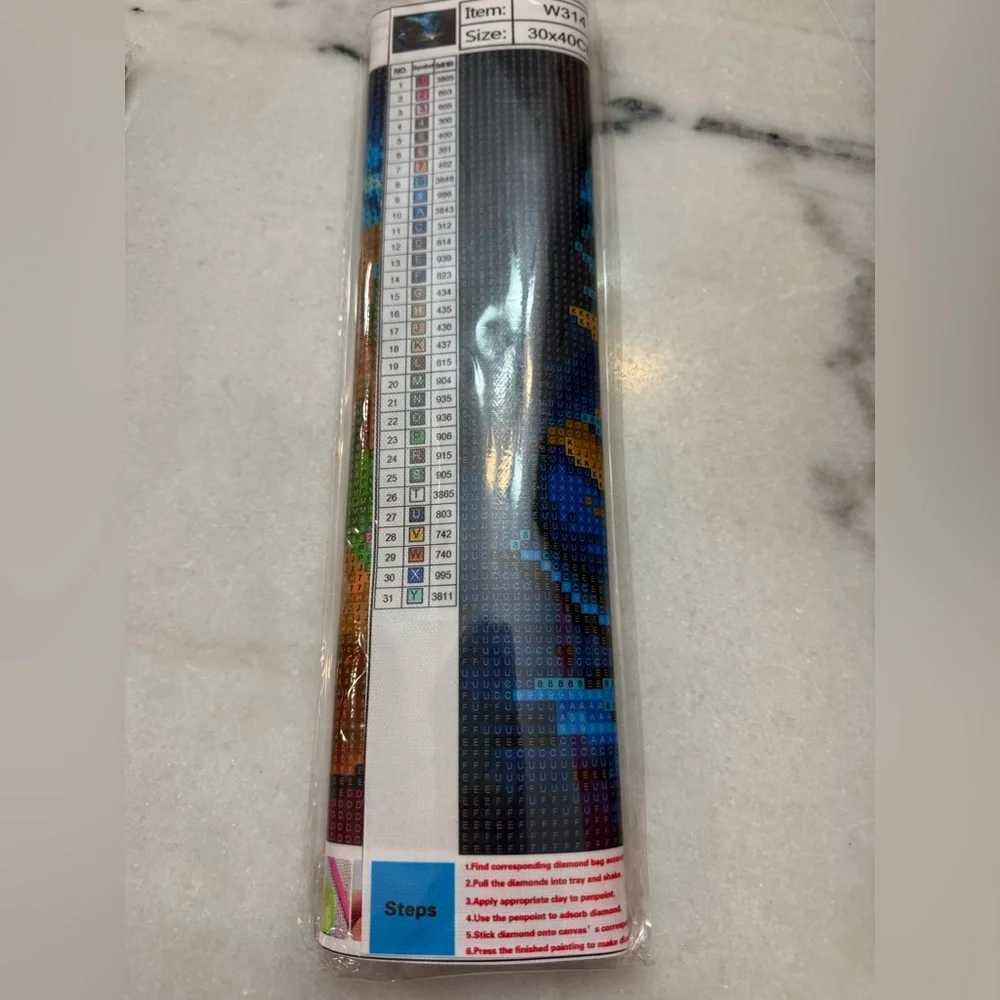 NWT Colorful Diamond Painting Kit